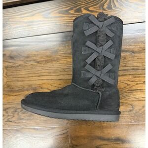 Kookaburra by UGG Black Suede Boots Women's Size 5